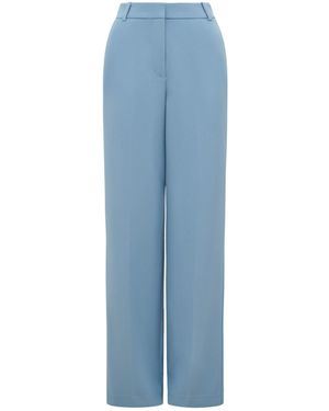 Forever New Ariel Straight Leg Trousers - Blue
