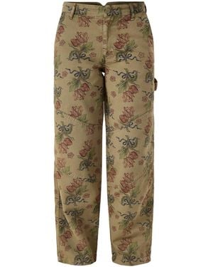 Damson Madder Drew Jeans Over Dye Tulip - Green