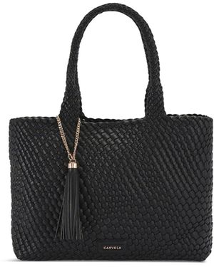 Carvela Kurt Geiger Verona Weave Tote Bag - Black
