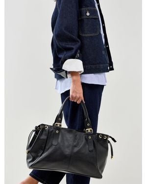 Marlon Beltra Large Tote Bag - Blue