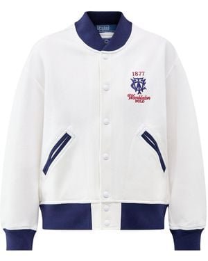 Polo Ralph Lauren Wimbledon Logo Bomber Jacket - Blue