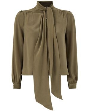 RIXO London Melaina Top - Green