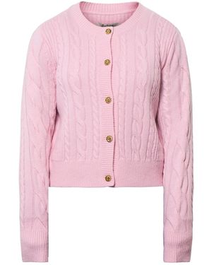 Barbour Elina Knitted V-Neck Cardigan - Pink