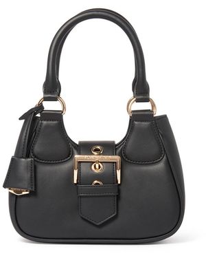 Forever New Signature Madison Buckle Moon Crossbody Bag - Black