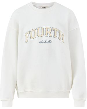 4th & Reckless Leon Sweatshirt - White