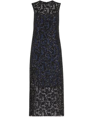 Whistles Women's Floral Sequin Lyra Dress - Black