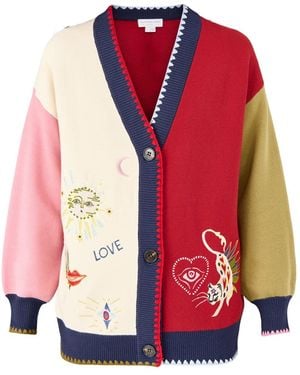 Never Fully Dressed Mystical Martha Cardigan - Red