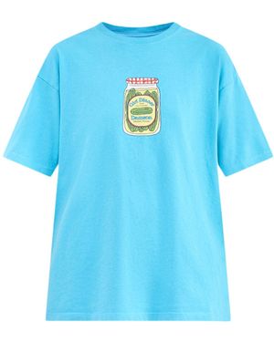 Damson Madder Snack Plate Graphic T-Shirt - Blue