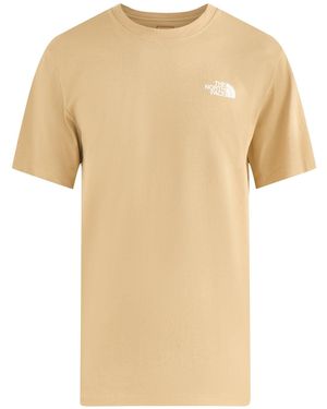The North Face Evolution Box Nse Regular Short Sleeve - Natural