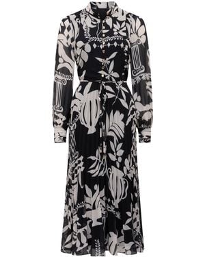 Forever New Annabel Button Through Midi Dress - Black