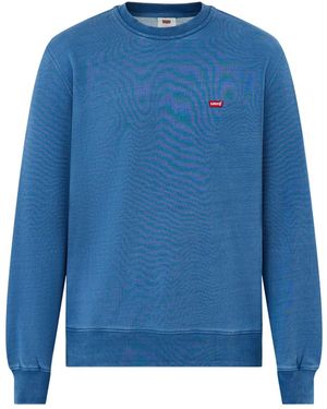 Levi's The Original Long Sleeves Cotton Crew - Blue