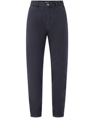 Hartford Terrence Bedford Trousers - Blue