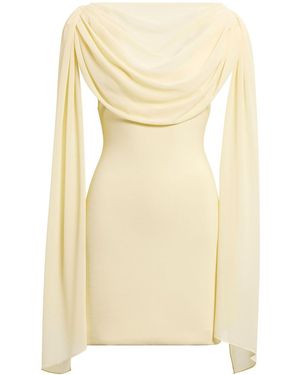 Forever New Bowie Mini Dress With Shawl - Natural