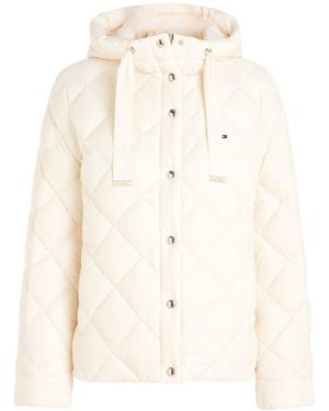 Tommy Hilfiger Classic Lightweight Down Quilted Puffer Jacket - White