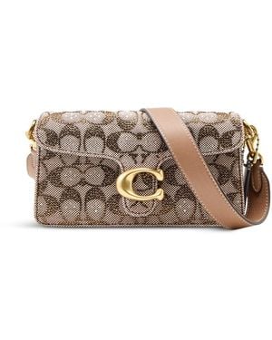 COACH Crystal Signature Soft Tabby Shoulder Bag 20 - Multicolour