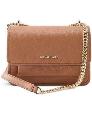 Michael Kors Claire Small Crossbody Bag Tan - Brown