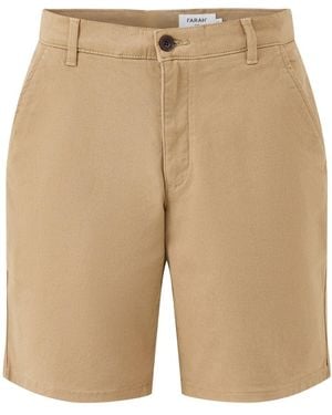 Farah Twill Shorts - Natural