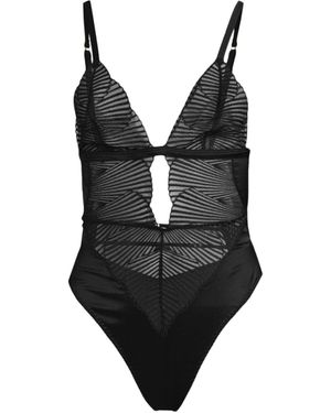 Coco De Mer Athena Bodysuit - Black