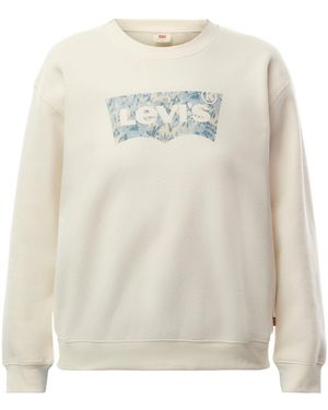 Levi's Everyday Crew Neck Logo Sweatshirt - White