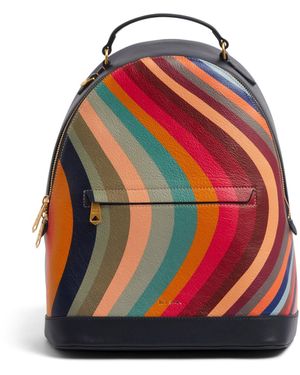 Paul Smith Swirl Backpack - Red