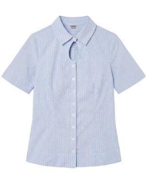 Damson Madder Ebba Stripe Shirt - Blue