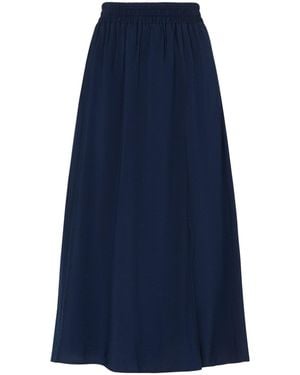 Whistles Eva Elasticated Waist Skirt - Blue