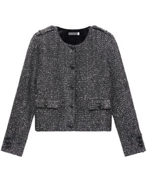 Mint Velvet Women's Military Jacket - Grey