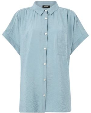 Whistles Nicola Button Through Shirt - Blue