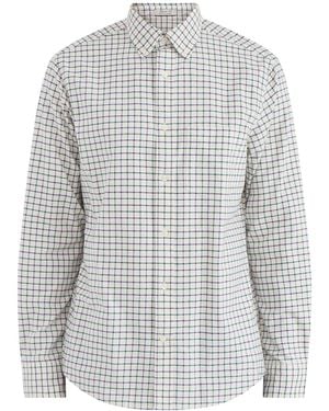 GANT Organic Archive Oxford Check Shirt - Grey