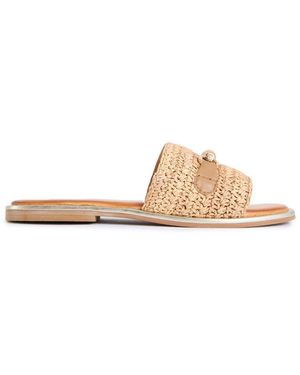 Sole Ldn Blake Slide Sandals - White