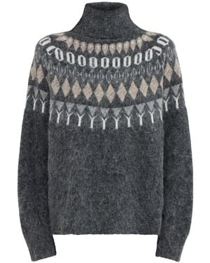 Day Birger et Mikkelsen Reidar Collared Jumper - Grey