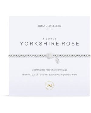 Joma Jewellery A Little Yorkshire Rose Bracelet - White