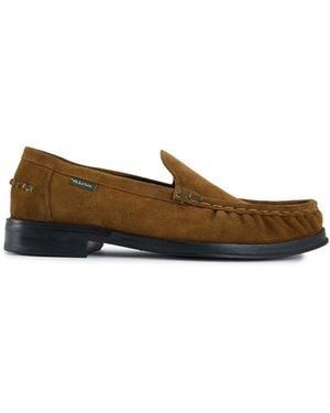 Paul Smith Breton Suede Loafers - White