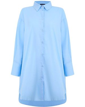 James Lakeland Oversized Shirt - Blue