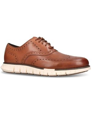 Cole Haan Zerogrand Wingtip Oxfords - Brown