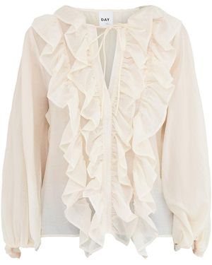 Day Birger et Mikkelsen Frey Long-Sleeved Blouse - Natural