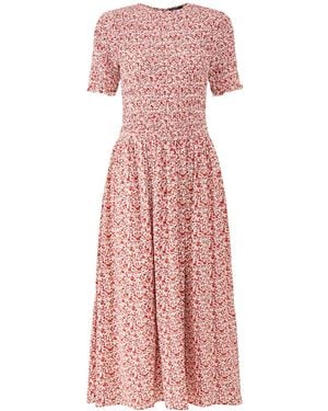 Nobody's Child Shay Midi Dress, Viscose - Pink