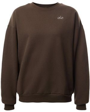 Alo Yoga Accolade Crew Neck Pullover - Brown