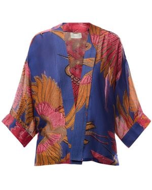 One Hundred Stars Kimono - Blue