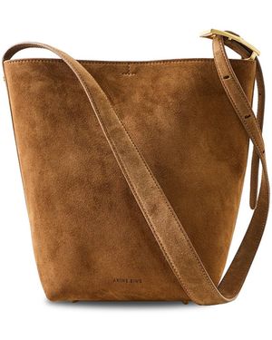 Anine Bing Elly Medium Bucket Bag - White