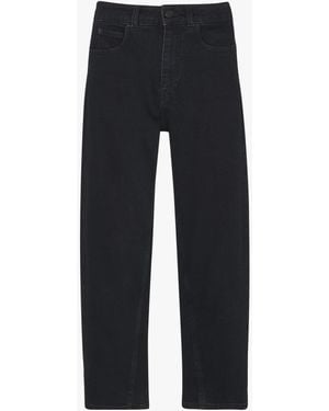 Whistles Stretch Barrel Leg Jean - Black