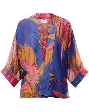 One Hundred Stars Kimono - Blue
