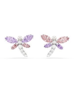 Swarovski Crystal Ear Jacket Earrings - White