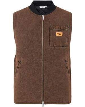Service Works Od Organic Work Vest - Brown