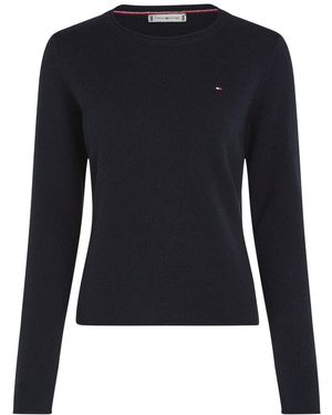 Tommy Hilfiger Pure Crew Neck Jumper - Blue