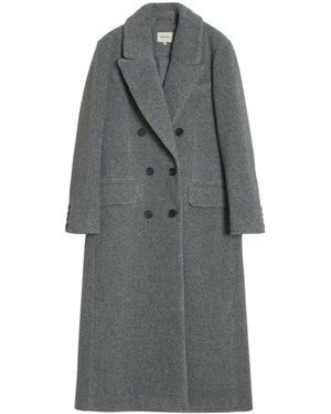 Albaray Double Breasted Coat - Grey