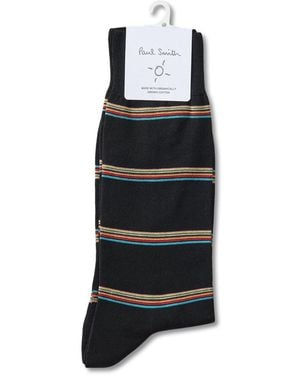 Paul Smith Signature Block Socks - Black