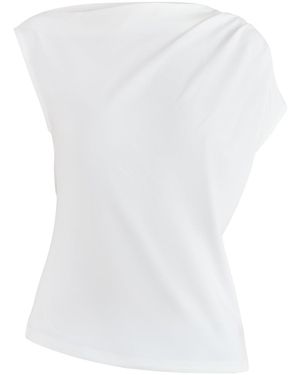 SELECTED Molly Short Sleeve Top - White