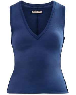 Free People Neria Tank - Blue