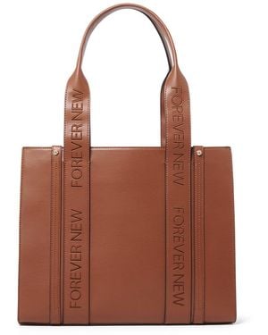 Forever New Signature Alison Structured Tote Bag - Brown